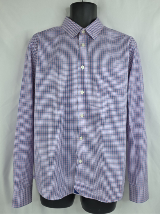 UNTUCKit Other - UNTUCKit Men's Checked Button Down Shirt Pink Blue Size Large CP-3567